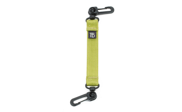 An 8-inch Wasabi (green) Key Strap with a snaphook at either end.
